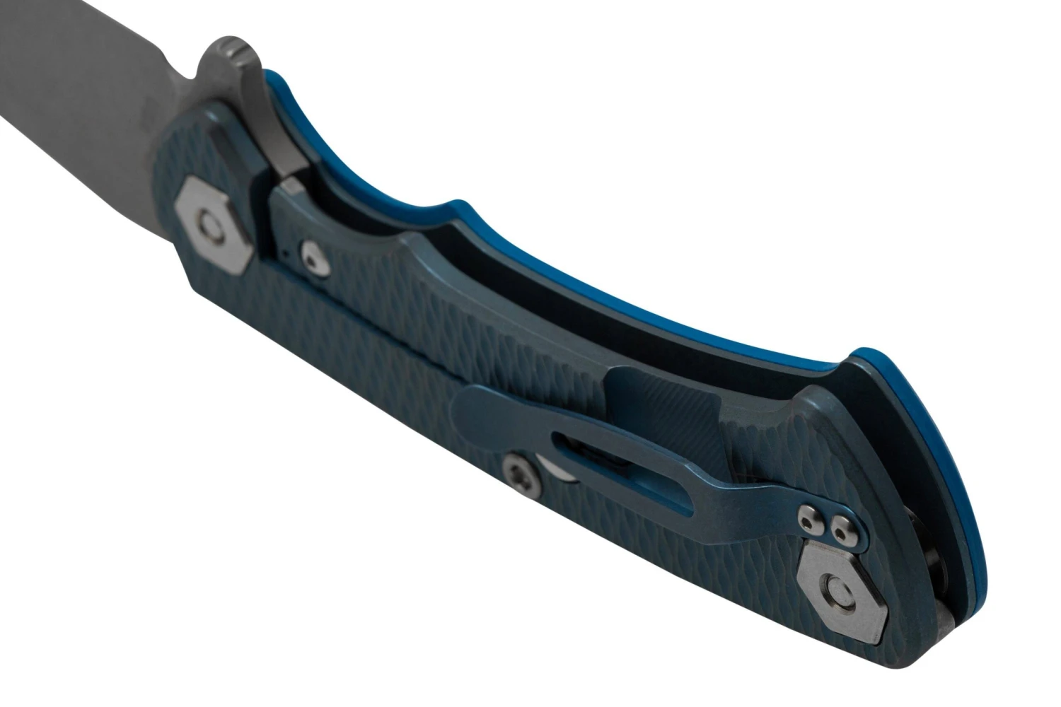 Rick Hinderer Project X, MagnaCut Clip Point, Battle Blue, Blue G10 Navaja 4 Rick Hinderer Project X, MagnaCut Clip Point, Battle Blue, Blue G10 Navaja - Imagen 4