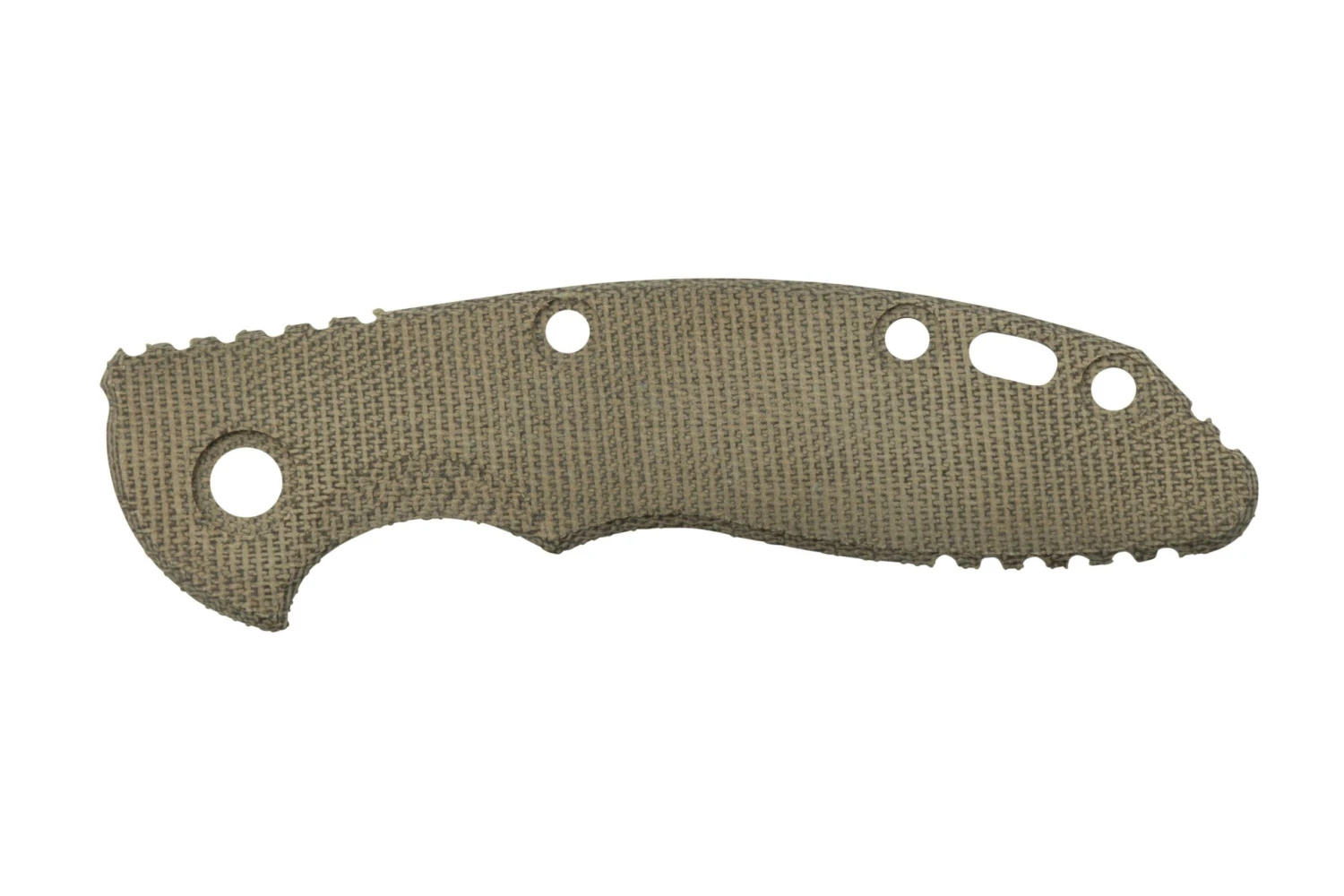 Rick Hinderer XM-18 3" Cachas, Smooth OD Green Micarta 1 Rick Hinderer XM-18 3" Cachas, Smooth OD Green Micarta
