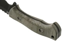 Rick Hinderer Ranch Harpoon Spanto Battle Black Green Micarta Cuchillo De Supervivencia -Tienda De Cuchillos HRK TRH SPSWBK GM 04 rick hinderer knives