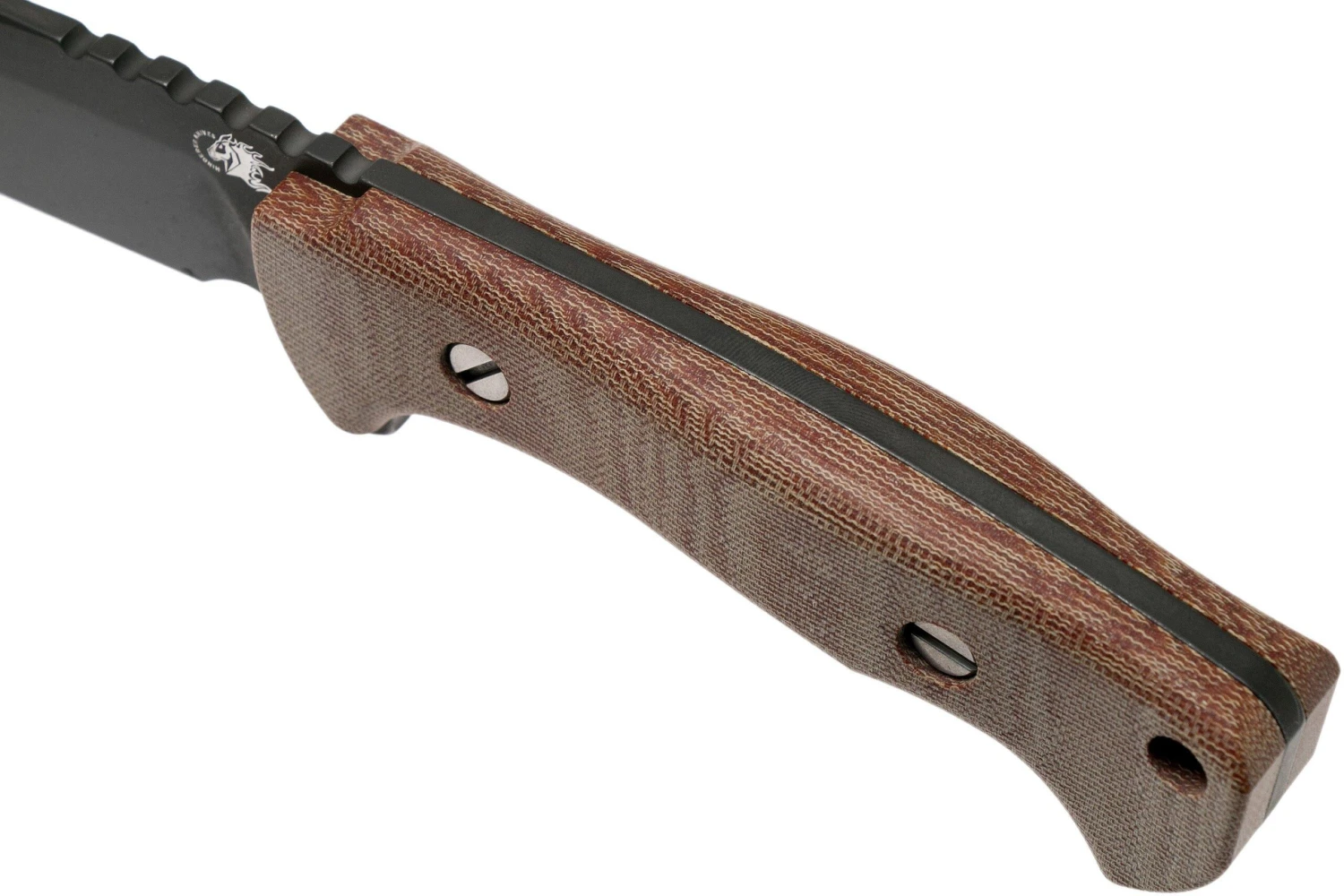 Rick Hinderer Ranch Harpoon Spanto Black DLC Natural Micarta Cuchillo De Supervivencia 5 Rick Hinderer Ranch Harpoon Spanto Black DLC Natural Micarta Cuchillo De Supervivencia - Imagen 5