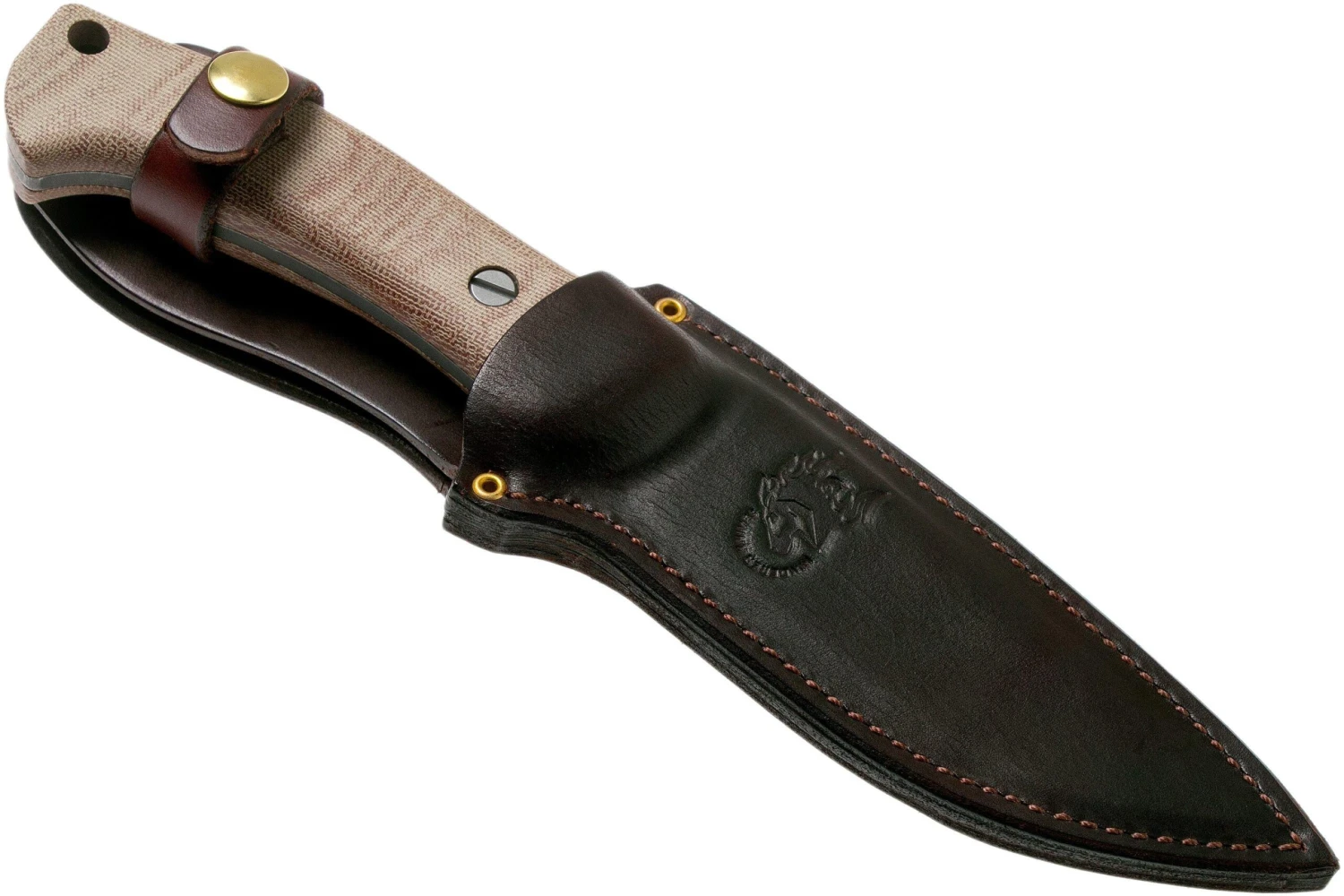 Rick Hinderer Ranch Harpoon Spanto Black DLC Natural Micarta Cuchillo De Supervivencia 6 Rick Hinderer Ranch Harpoon Spanto Black DLC Natural Micarta Cuchillo De Supervivencia - Imagen 6