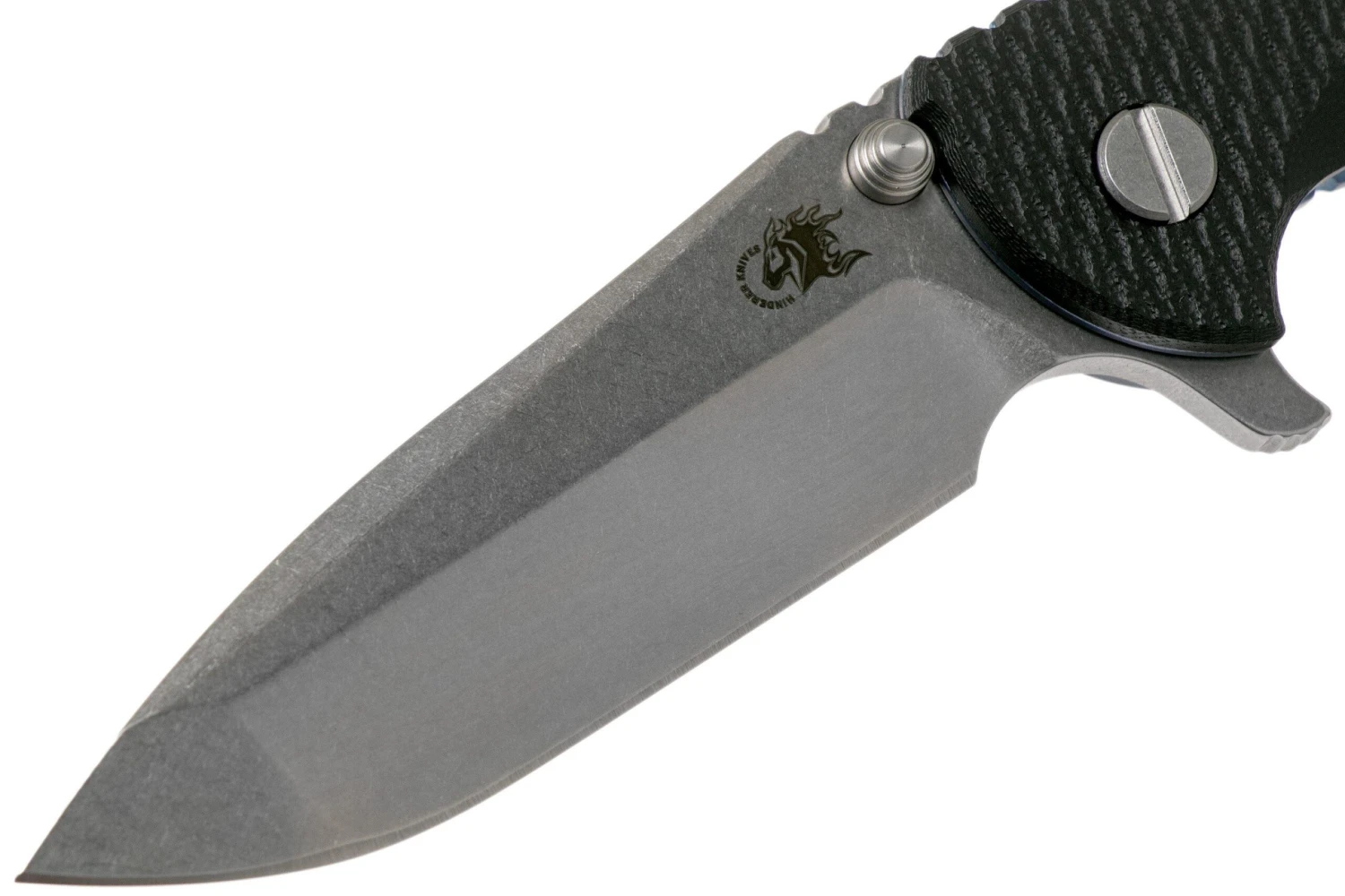 Rick Hinderer XM-18 3.5 Spanto 20CV, Blue Stonewash, Black G10 Navaja" 3 Rick Hinderer XM-18 3.5 Spanto 20CV, Blue Stonewash, Black G10 Navaja" - Imagen 3