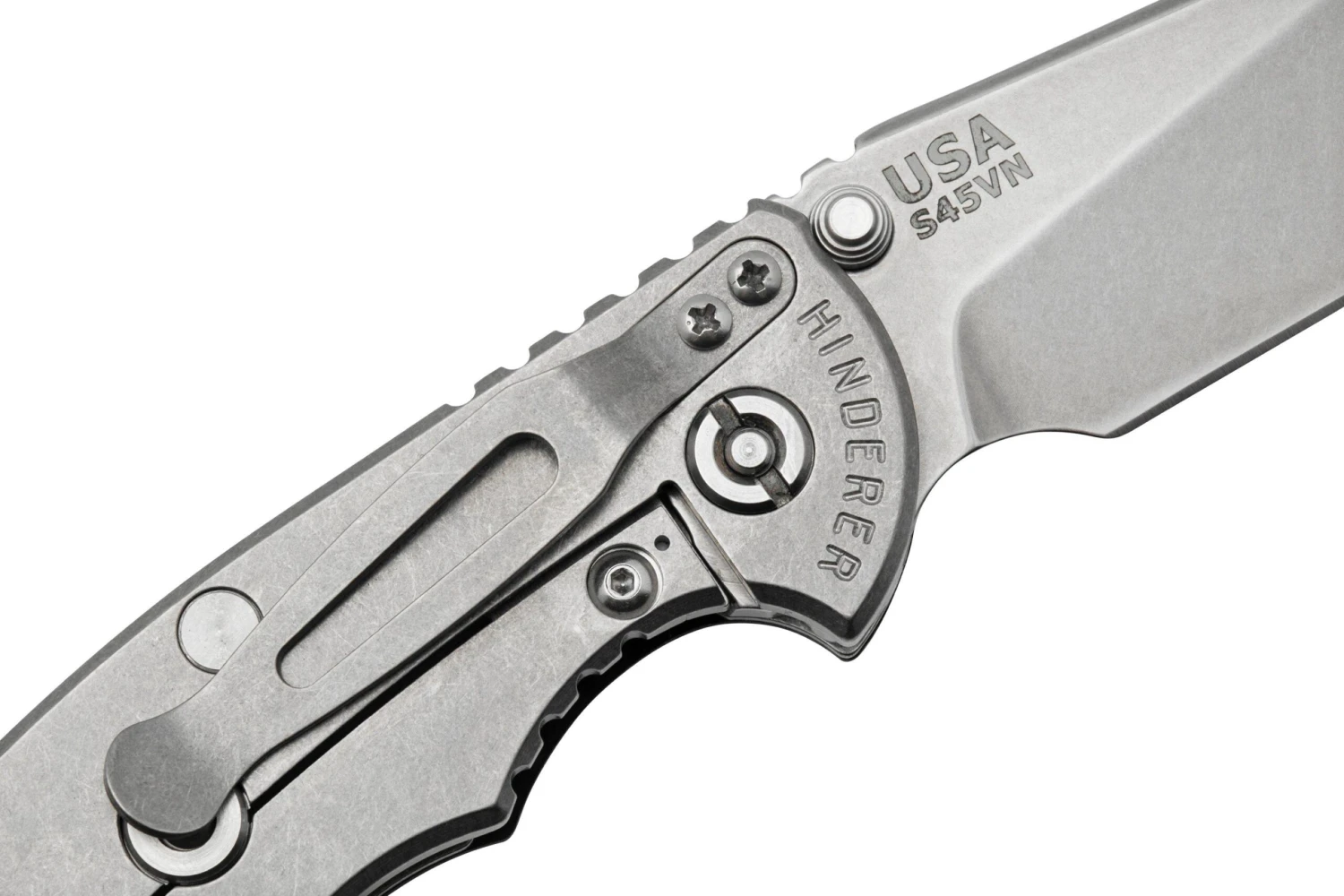 Rick Hinderer XM-18 3.5" Slicer Non-Flipper S45VN Stonewash Black G10, Navaja 5 Rick Hinderer XM-18 3.5" Slicer Non-Flipper S45VN Stonewash Black G10, Navaja - Imagen 5