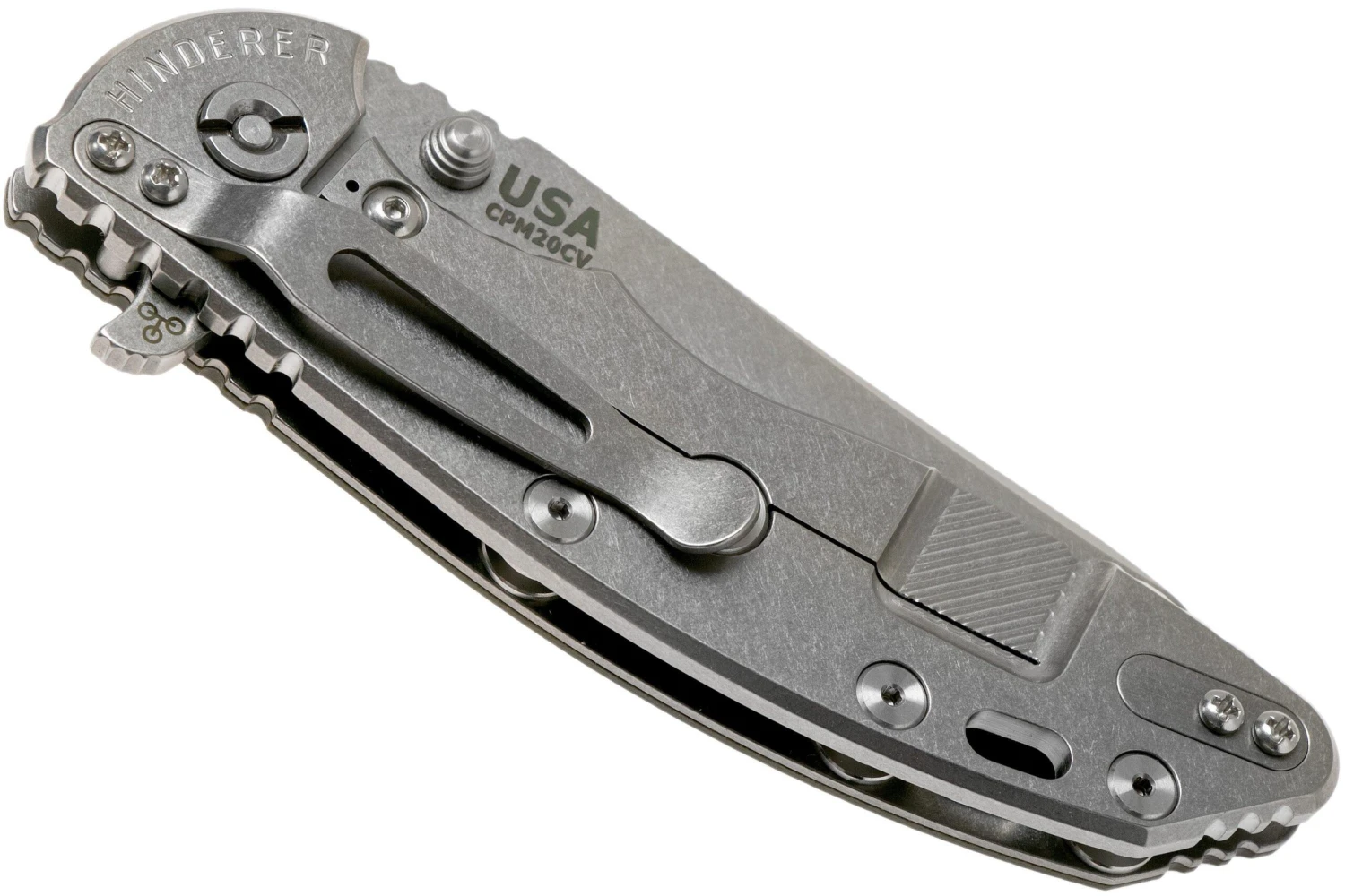 Rick Hinderer XM18 3.5 Skinny Sheepsfoot 20CV, OD Green G10 Navaja" 4 Rick Hinderer XM18 3.5 Skinny Sheepsfoot 20CV, OD Green G10 Navaja" - Imagen 4