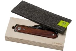 The James Brand The Duval Rosewood Damascus, KN109159-00 Navaja -Tienda De Cuchillos JAKN109159 00 08 the james brand