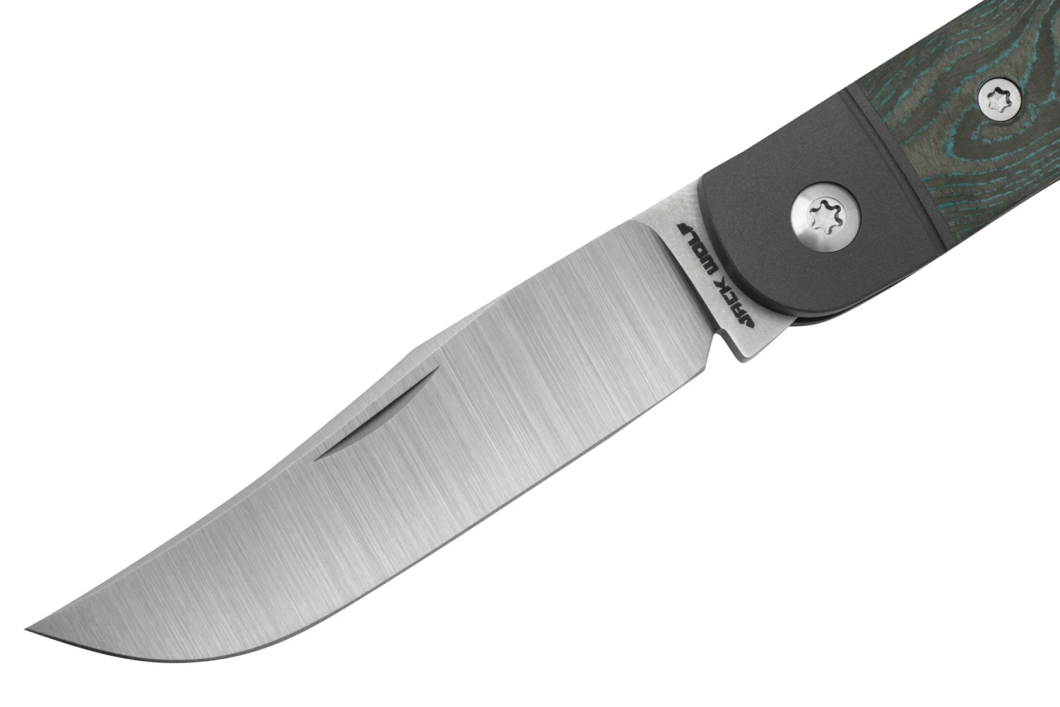 Jack Wolf Javelina Jack, JAVEL-01-CCBB, CamoCarbon Brittany Blue Navaja Slipjoint 3 Jack Wolf Javelina Jack, JAVEL-01-CCBB, CamoCarbon Brittany Blue Navaja Slipjoint - Imagen 3