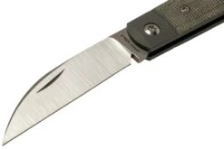 Jack Wolf Laid Back Jack, Green Canvas Micarta LAIDB-01-GRN Navaja Slipjoint -Tienda De Cuchillos JW LAIDB 01 GRN 03 jackwolf