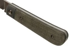 Jack Wolf Laid Back Jack, Green Canvas Micarta LAIDB-01-GRN Navaja Slipjoint -Tienda De Cuchillos JW LAIDB 01 GRN 05 jackwolf