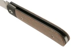 Jack Wolf Laid Back Jack, Natural Canvas Micarta LAIDB-01-NAT Navaja Slipjoint -Tienda De Cuchillos JW LAIDB 01 NAT 04 jackwolf