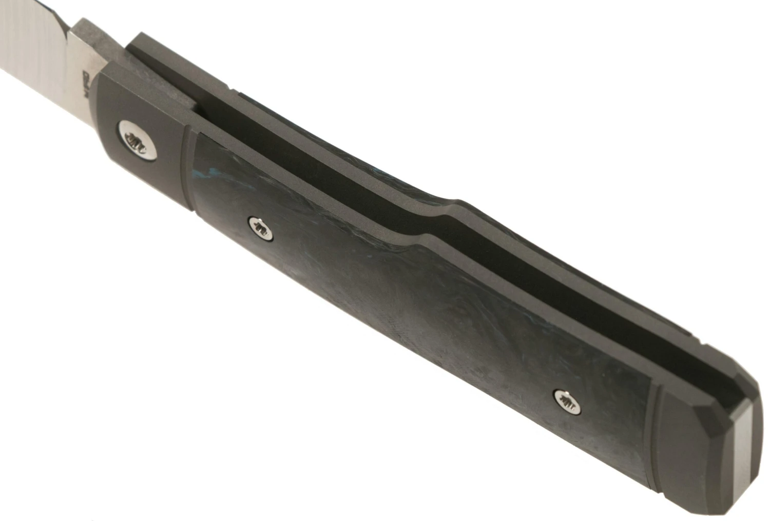 Jack Wolf Sharpshooter Jack, Blue Fat Carbon SHSH-FC Navaja Slipjoint 4 Jack Wolf Sharpshooter Jack, Blue Fat Carbon SHSH-FC Navaja Slipjoint - Imagen 4