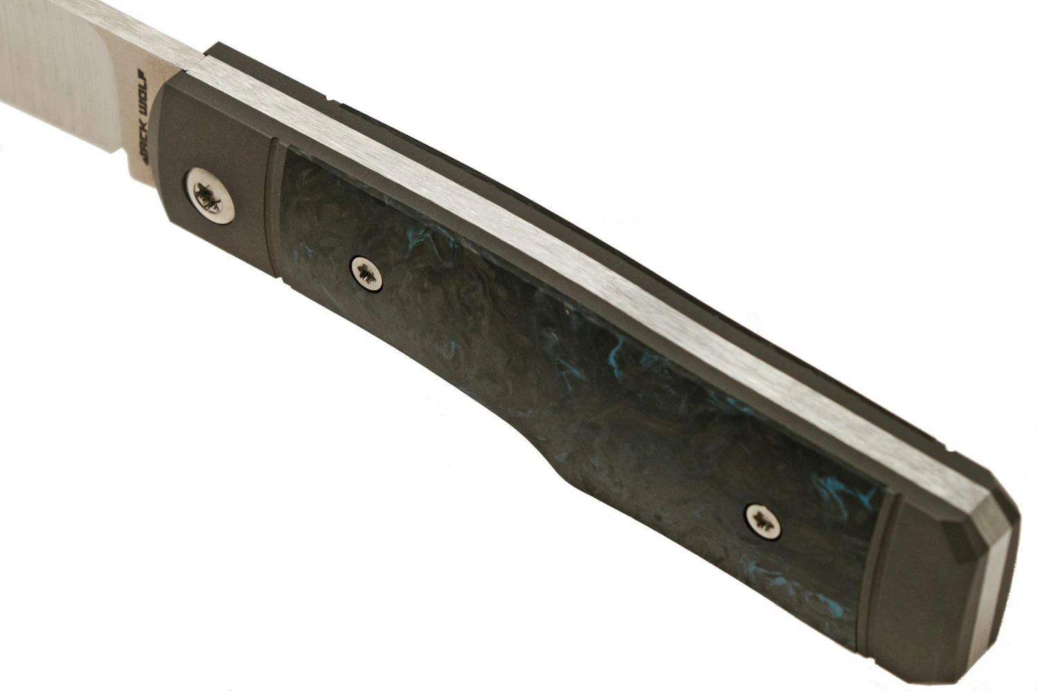 Jack Wolf Sharpshooter Jack, Blue Fat Carbon SHSH-FC Navaja Slipjoint 6 Jack Wolf Sharpshooter Jack, Blue Fat Carbon SHSH-FC Navaja Slipjoint - Imagen 6