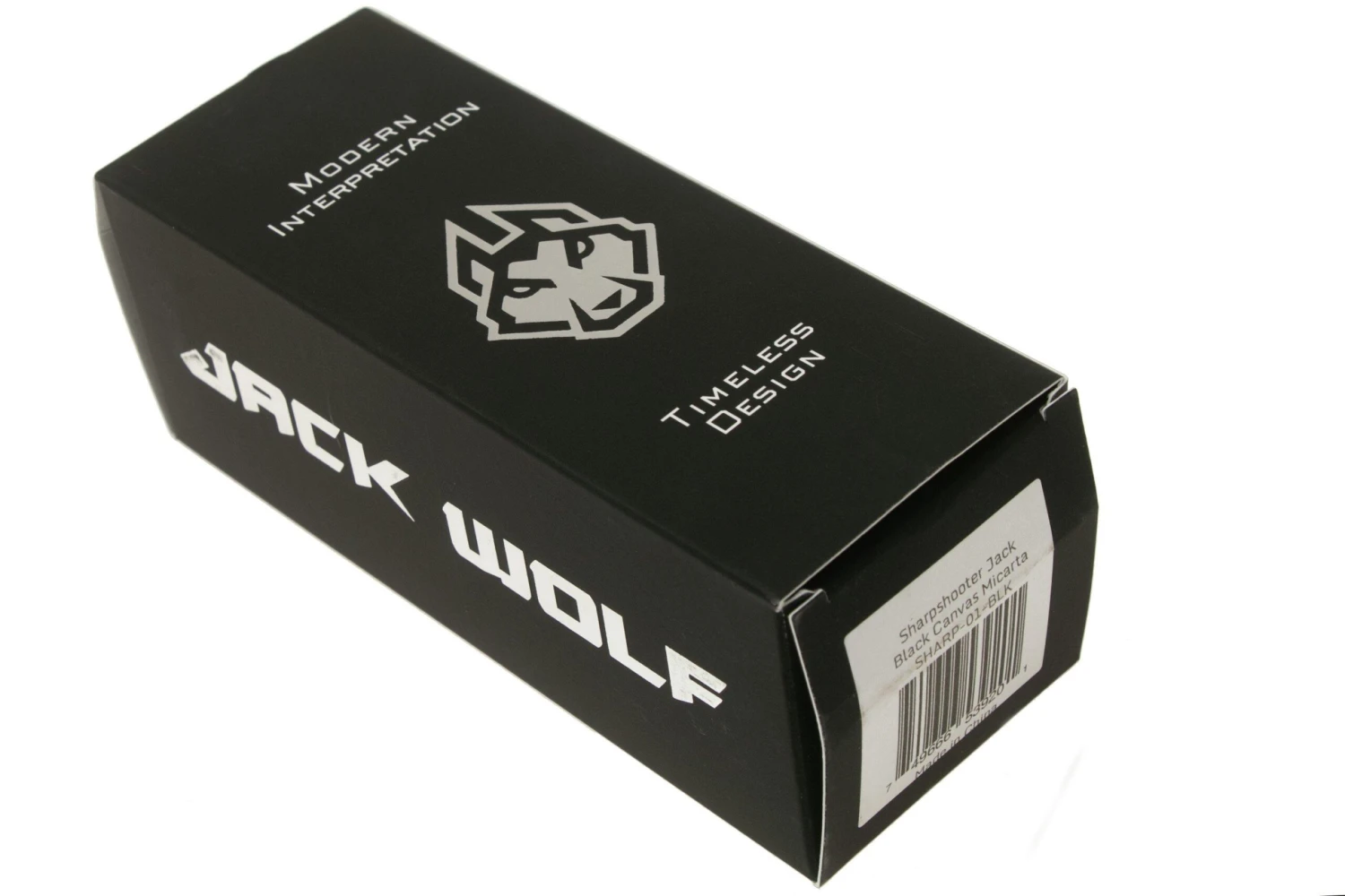 Jack Wolf Sharpshooter Jack, Black Canvas Micarta SHSH-MBK Navaja Slipjoint 9 Jack Wolf Sharpshooter Jack, Black Canvas Micarta SHSH-MBK Navaja Slipjoint - Imagen 9