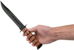 KA-BAR U.S. Army Knife 1220 Cuchillo Fijo, Funda De Cuero -Tienda De Cuchillos KA1220 06 ka bar