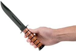 KA-BAR U.S. Navy Knife 1225 Cuchillo Fijo, Funda De Cuero 13 KA-BAR U.S. Navy Knife 1225 Cuchillo Fijo, Funda De Cuero -Tienda De Cuchillos KA1225 06 ka bar