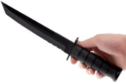 KA-BAR Tanto 1245 Cuchillo De Supervivencia, Parcialmente Dentado, Funda Kydex -Tienda De Cuchillos KA1245 06 ka bar ka1245 06