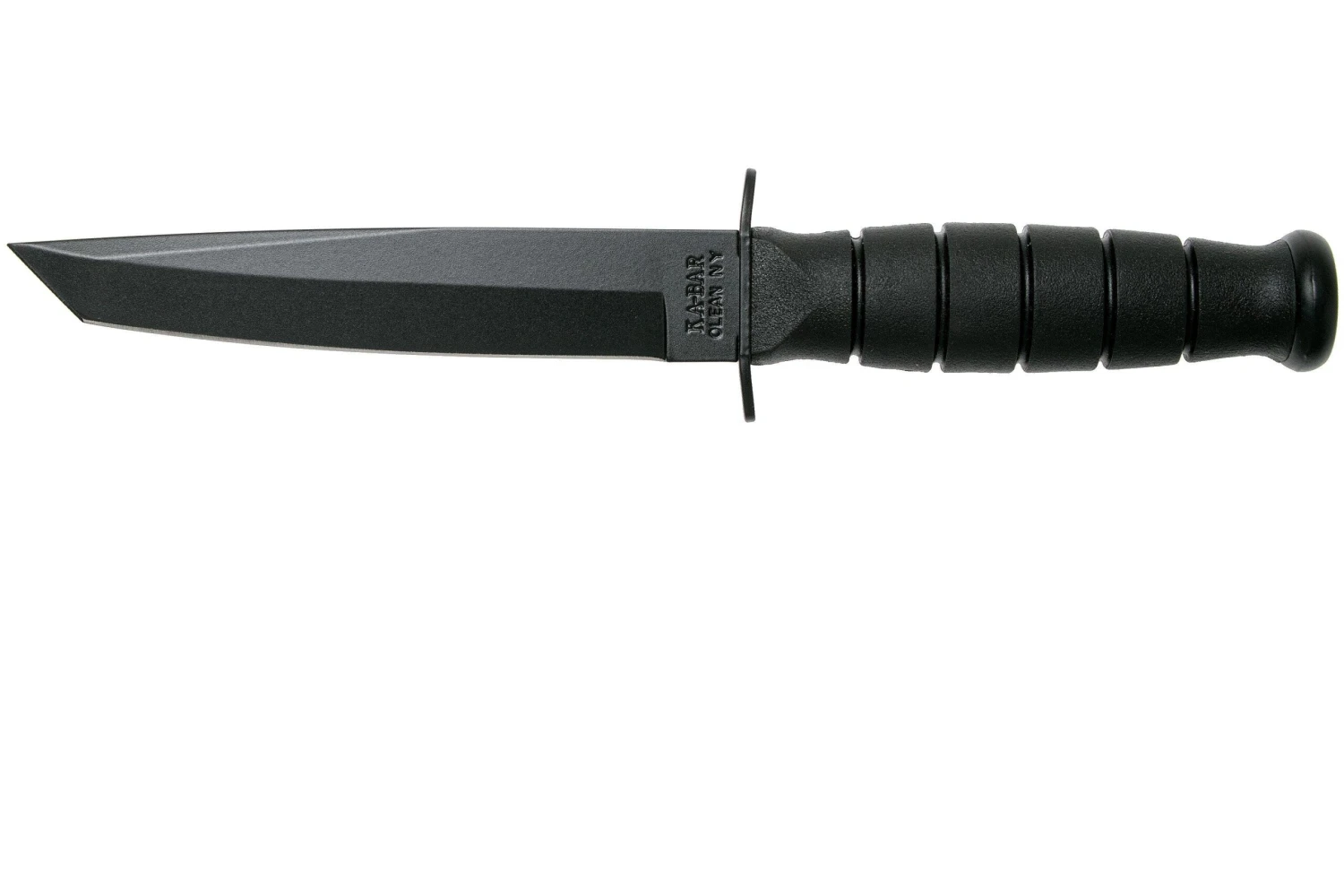 KA-BAR Short Tanto 1254, Cuchillo Fijo, Funda De Cuero 1 KA-BAR Short Tanto 1254, Cuchillo Fijo, Funda De Cuero