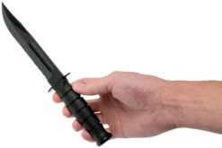 KA-BAR Short 1257 Cuchillo Fijo, Parcialmente Dentado, Funda De Cuero -Tienda De Cuchillos KA1257 06 ka bar