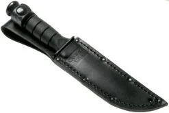 KA-BAR Short 1257 Cuchillo Fijo, Parcialmente Dentado, Funda De Cuero -Tienda De Cuchillos KA1257 07 ka bar