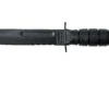 KA-BAR Short 1259 Cuchillo Fijo, Parcialmente Dentado, Funda De Plástico