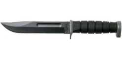 KA-BAR D2 Extreme Fighting Knife 1292, Borde Recto, Mango Kraton, Funda De Plástico