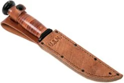 KA-BAR Mark I USN 2225 Leather Cuchillo Fijo 14 KA-BAR Mark I USN 2225 Leather Cuchillo Fijo -Tienda De Cuchillos KA2225 07 ka bar