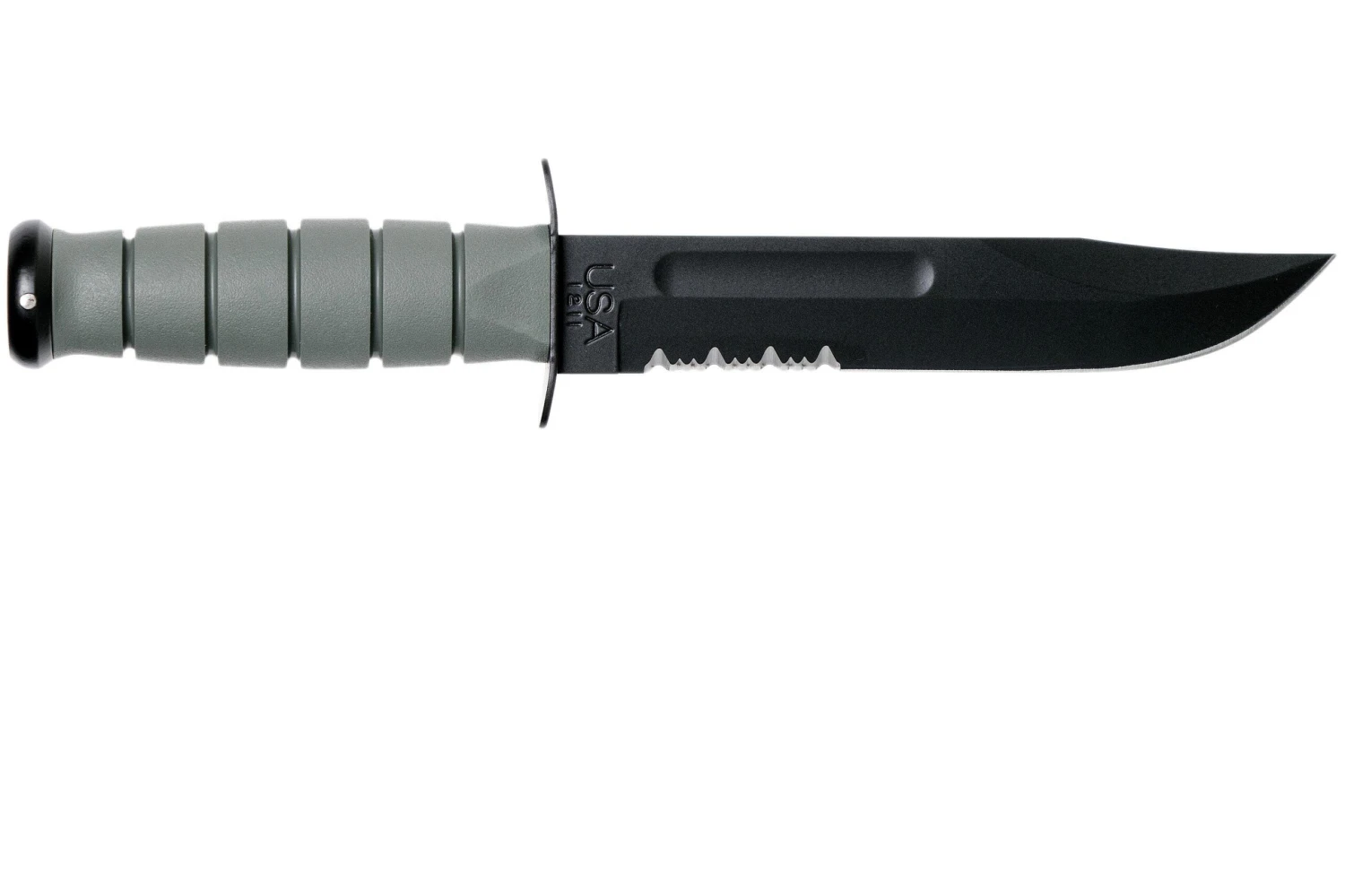KA-BAR 5012 Foliage Green, Borde Dentado, Kraton, Plástico Funda 2 KA-BAR 5012 Foliage Green, Borde Dentado, Kraton, Plástico Funda - Imagen 2