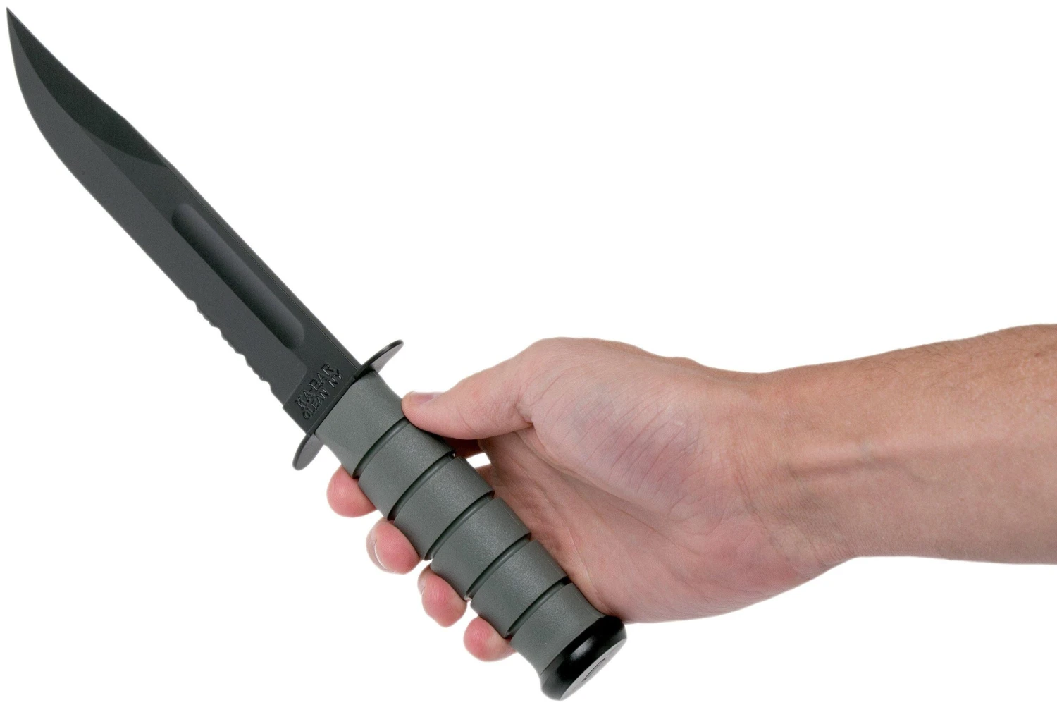 KA-BAR 5012 Foliage Green, Borde Dentado, Kraton, Plástico Funda 6 KA-BAR 5012 Foliage Green, Borde Dentado, Kraton, Plástico Funda - Imagen 6