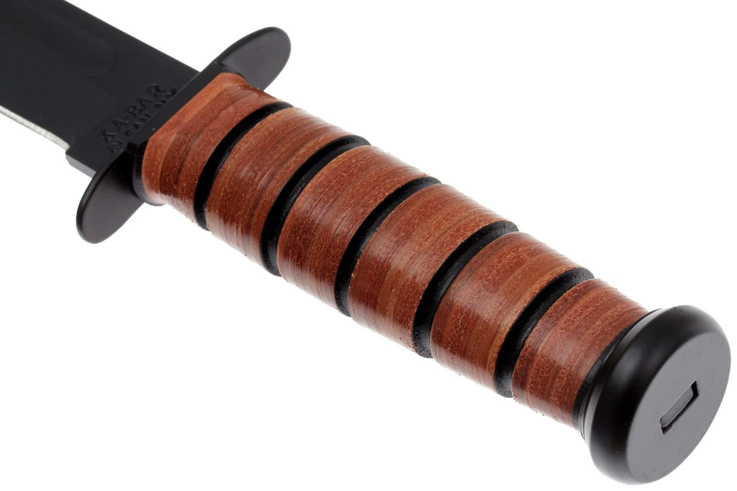 KA-BAR USMC 5017 Borde Liso, Cuero, Funda De Plástico 3 KA-BAR USMC 5017 Borde Liso, Cuero, Funda De Plástico - Imagen 3