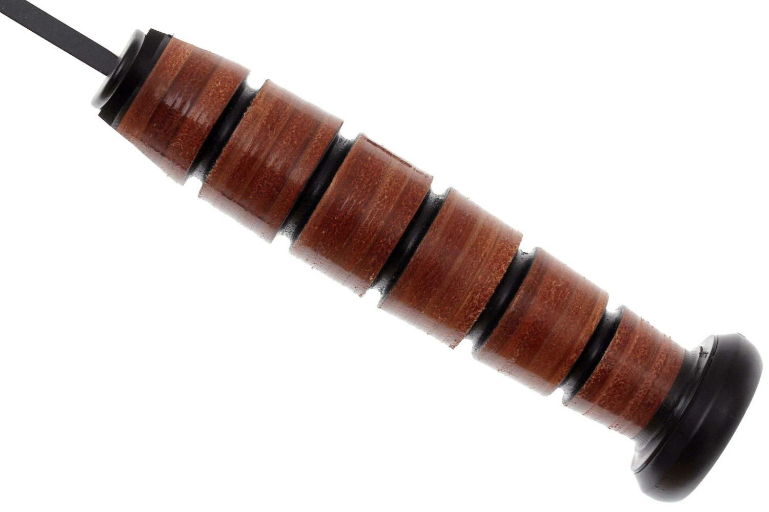 KA-BAR USMC 5017 Borde Liso, Cuero, Funda De Plástico 4 KA-BAR USMC 5017 Borde Liso, Cuero, Funda De Plástico - Imagen 4