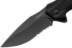 Kershaw Lateral Black Serrated 1645 Assisted Black FRN Navaja -Tienda De Cuchillos KE1645BLKST 03 kershaw