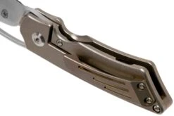 Kansept Goblin K2016A5 Titanium Grooves Navaja, Diseño Marshall Noble -Tienda De Cuchillos KSK2016A5 05 kansept