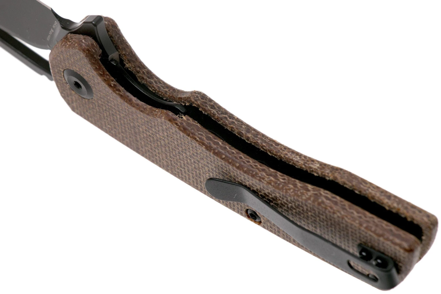 Kansept Kryo T1001B1 Black D2, Brown Micarta Navaja, Kim Ning Design 5 Kansept Kryo T1001B1 Black D2, Brown Micarta Navaja, Kim Ning Design - Imagen 5