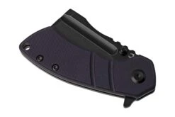 Kansept Korvid M T2030A3 Black, Purple G10 Navaja, Diseño Justin Koch -Tienda De Cuchillos KST2030A3 06 kansept