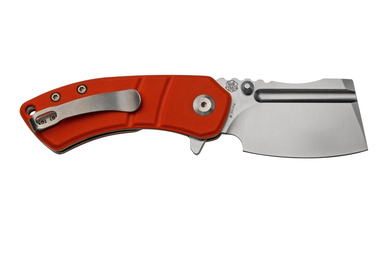 Kansept Korvid M T2030A6 Stonewashed, Orange G10 Navaja, Diseño Justin Koch 2 Kansept Korvid M T2030A6 Stonewashed, Orange G10 Navaja, Diseño Justin Koch - Imagen 2