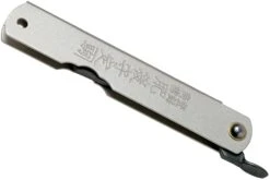 Higonokami Navaja 7,3 Cm HIGOC10B, Blue Paper Steel, Silver Matte Steel -Tienda De Cuchillos KT HIGOC10B 04 higonokami