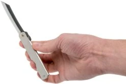 Higonokami Navaja 7,3 Cm HIGOC10B, Blue Paper Steel, Silver Matte Steel -Tienda De Cuchillos KT HIGOC10B 07 higonokami