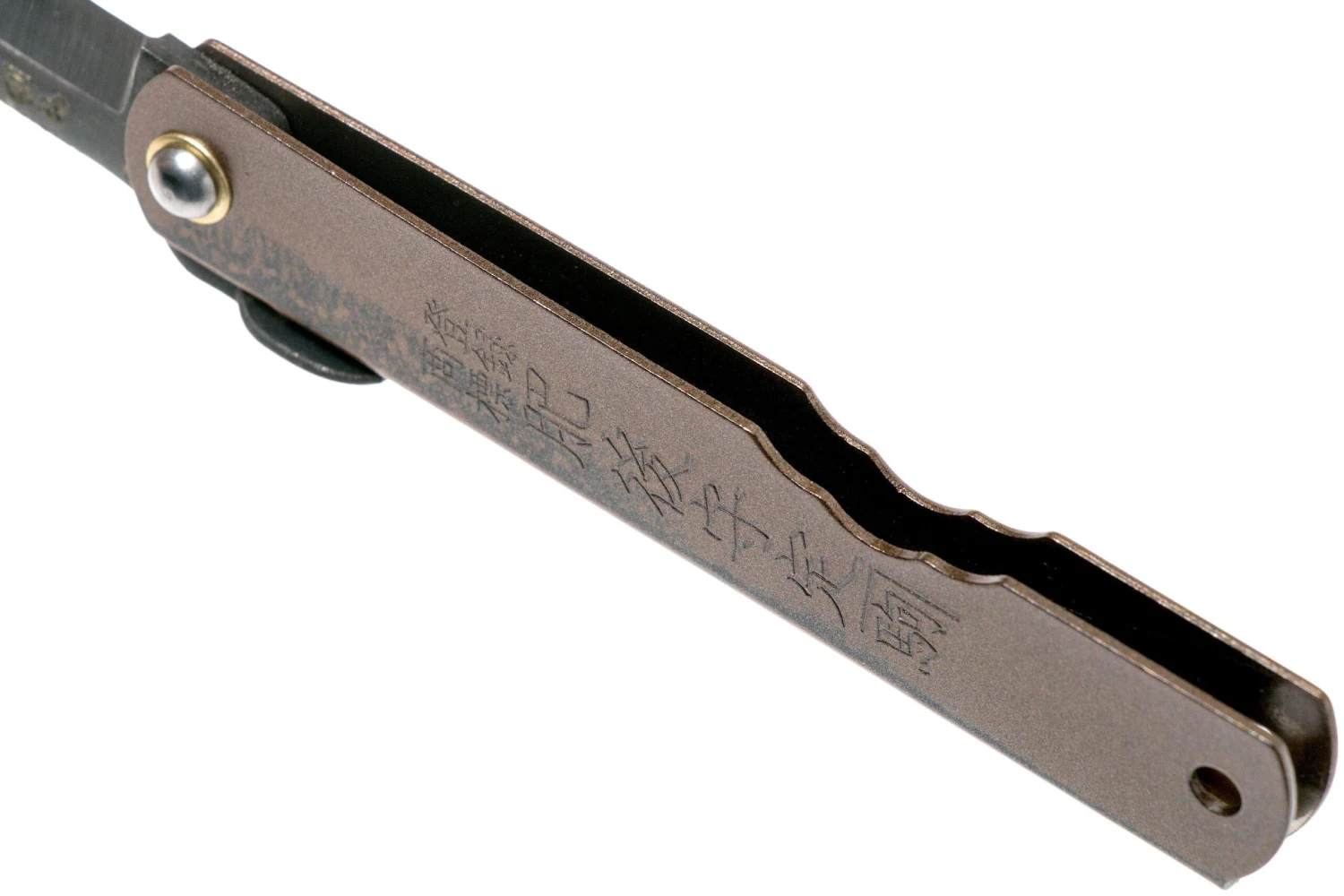 Higonokami Navaja 7,3 Cm HIGOC2B, Blue Paper Steel, Brown Black Glitter 5 Higonokami Navaja 7,3 Cm HIGOC2B, Blue Paper Steel, Brown Black Glitter - Imagen 5