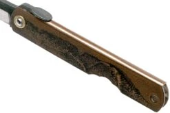 Higonokami Navaja 7,3 Cm HIGOC2B, Blue Paper Steel, Brown Black Glitter 13 Higonokami Navaja 7,3 Cm HIGOC2B, Blue Paper Steel, Brown Black Glitter -Tienda De Cuchillos KT HIGOC2B 06 higonokami