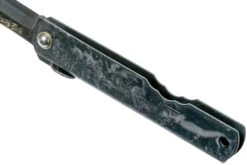 Higonokami Navaja 7,3 Cm HIGOC3B, Blue Paper Steel, Grey Black Glitter 12 Higonokami Navaja 7,3 Cm HIGOC3B, Blue Paper Steel, Grey Black Glitter -Tienda De Cuchillos KT HIGOC3B 05 higonokami