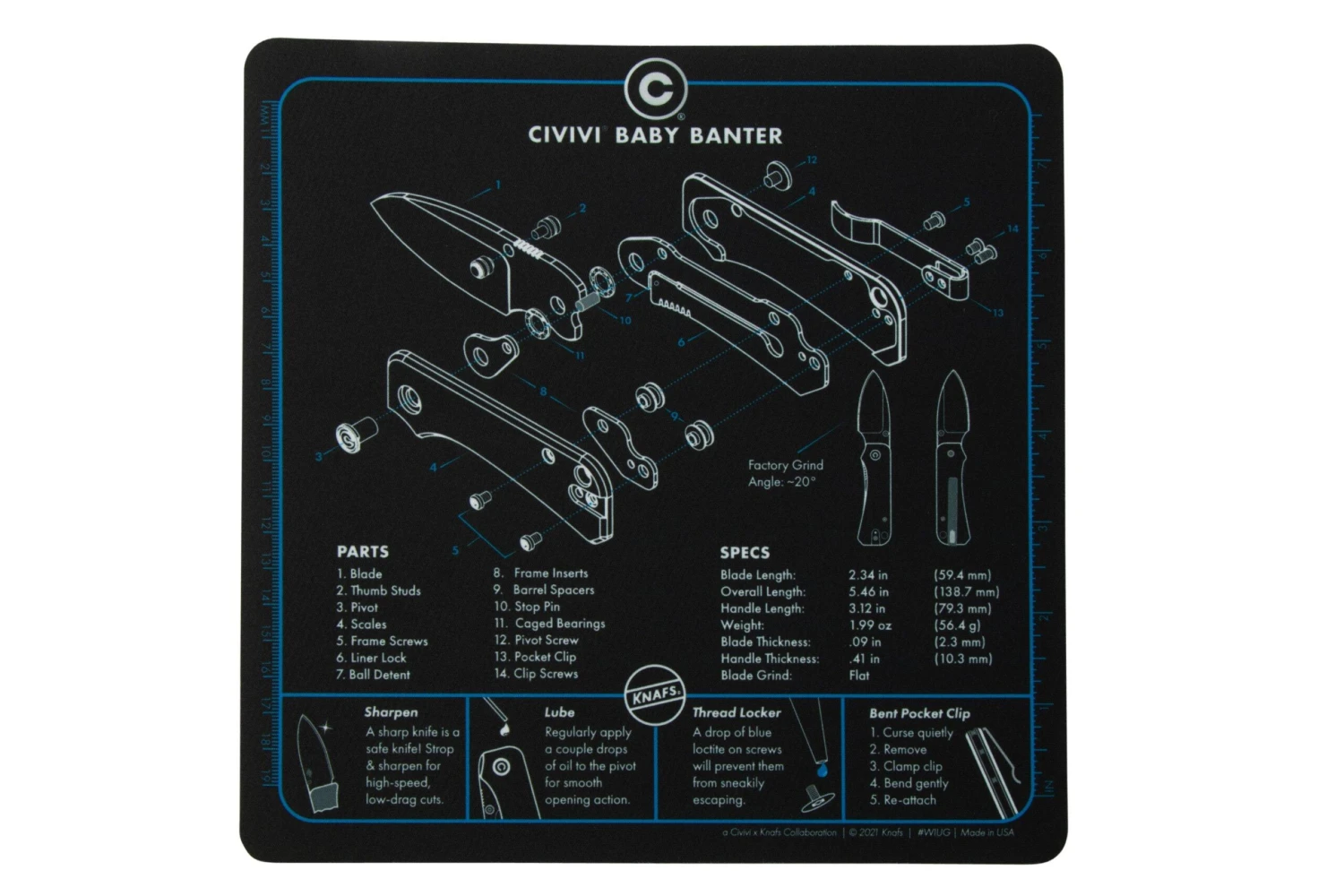 KNAFS Baby Banter KNAFS-BBSMMP, Alfombrilla De Exposición/alfombrilla De Ratón 1 KNAFS Baby Banter KNAFS-BBSMMP, Alfombrilla De Exposición/alfombrilla De Ratón