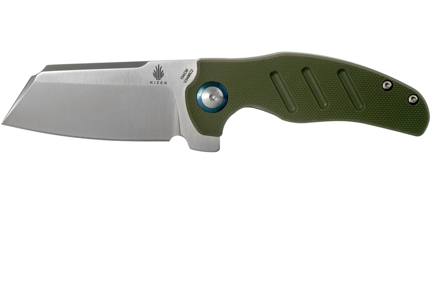 Kizer C01C Mini Sheepdog OD Green V3488C2 Navaja 1 Kizer C01C Mini Sheepdog OD Green V3488C2 Navaja