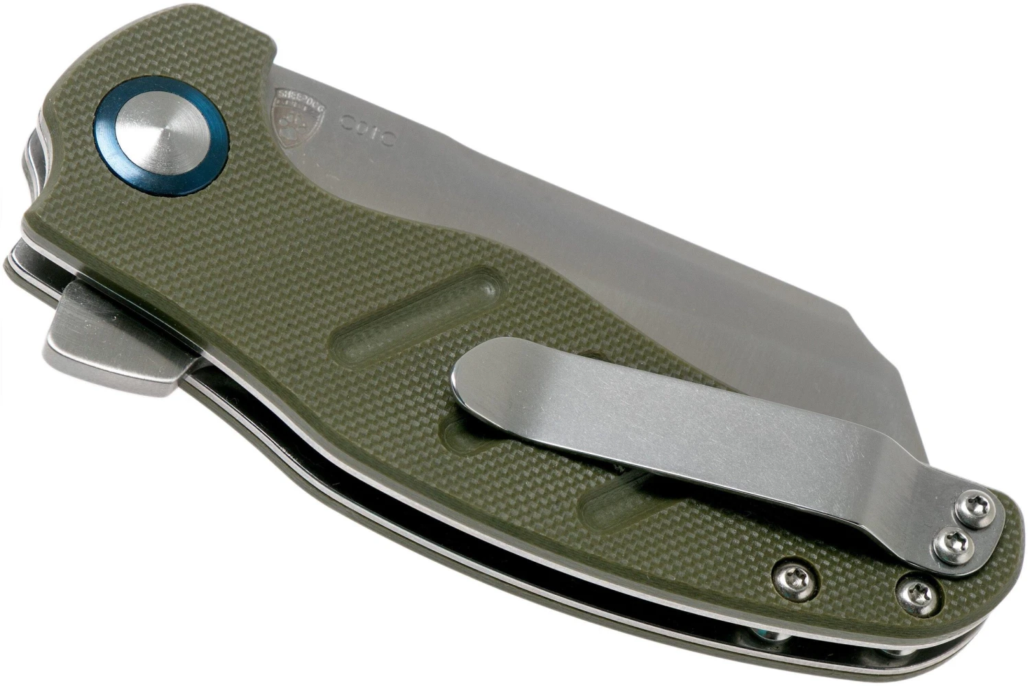 Kizer C01C Mini Sheepdog OD Green V3488C2 Navaja 4 Kizer C01C Mini Sheepdog OD Green V3488C2 Navaja - Imagen 4