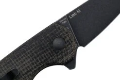 Kizer Lieb M V3541C2, Green Micarta, Black 154CM Navaja, Diseño Azo -Tienda De Cuchillos KZV3541C2 05 kizer