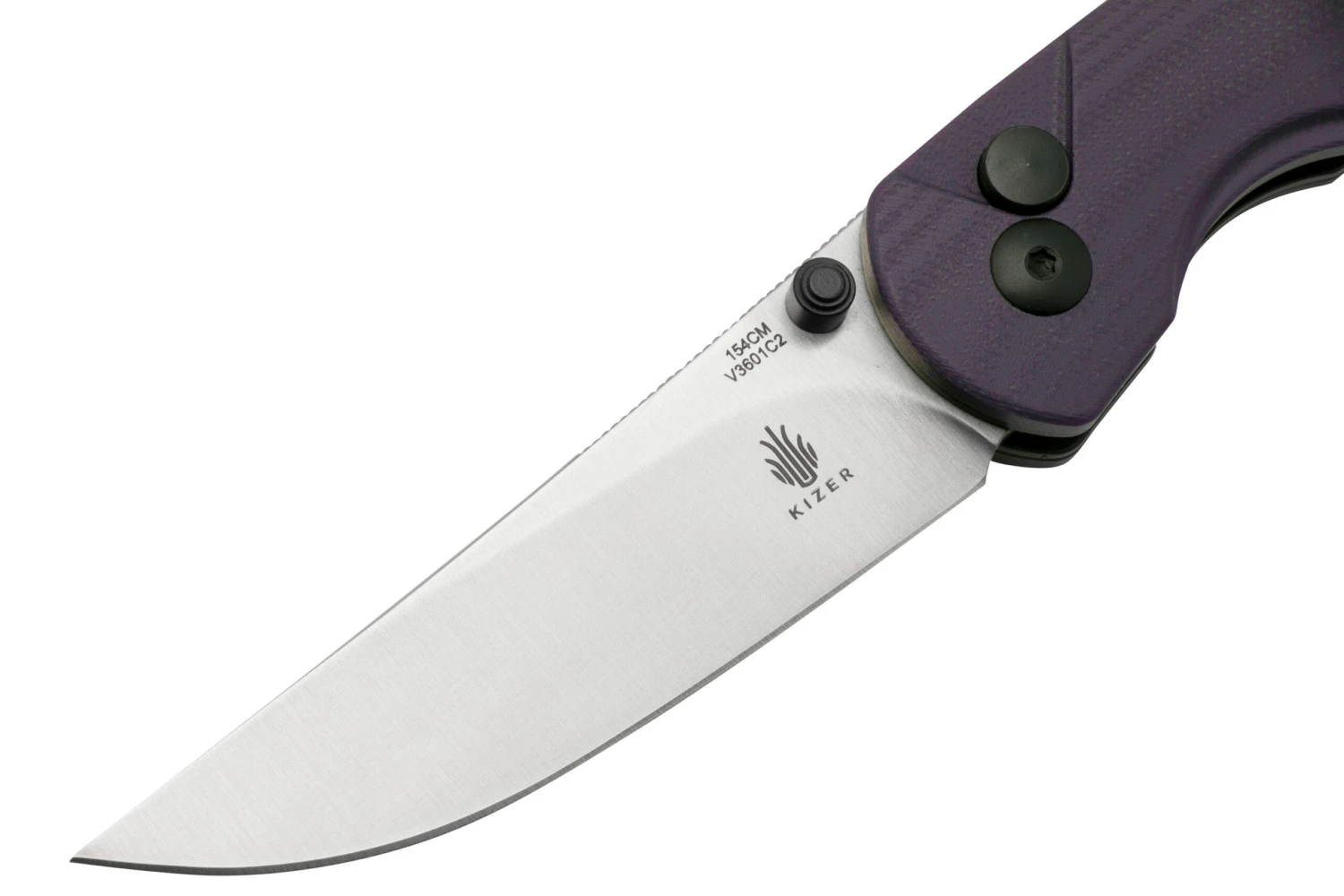 Kizer Vanguard Chili Pepper V3601C2 Purple G10 Navaja, Diseño Swaggs 3 Kizer Vanguard Chili Pepper V3601C2 Purple G10 Navaja, Diseño Swaggs - Imagen 3