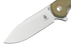 Kizer Cozy V3613C2 Green Micarta, Navaja -Tienda De Cuchillos KZV3613C2 03 kizer