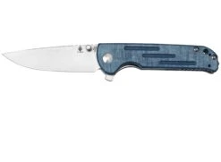 Kizer Vanguard Justice Denim, V4543N3 Navaja, Azo Design