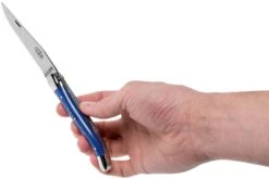 Forge Laguiole 1211INTCBLEB 11cm, Azul Micarta, Navaja Laguiole -Tienda De Cuchillos LA1211INTCBLEB 08 forge de laguiole