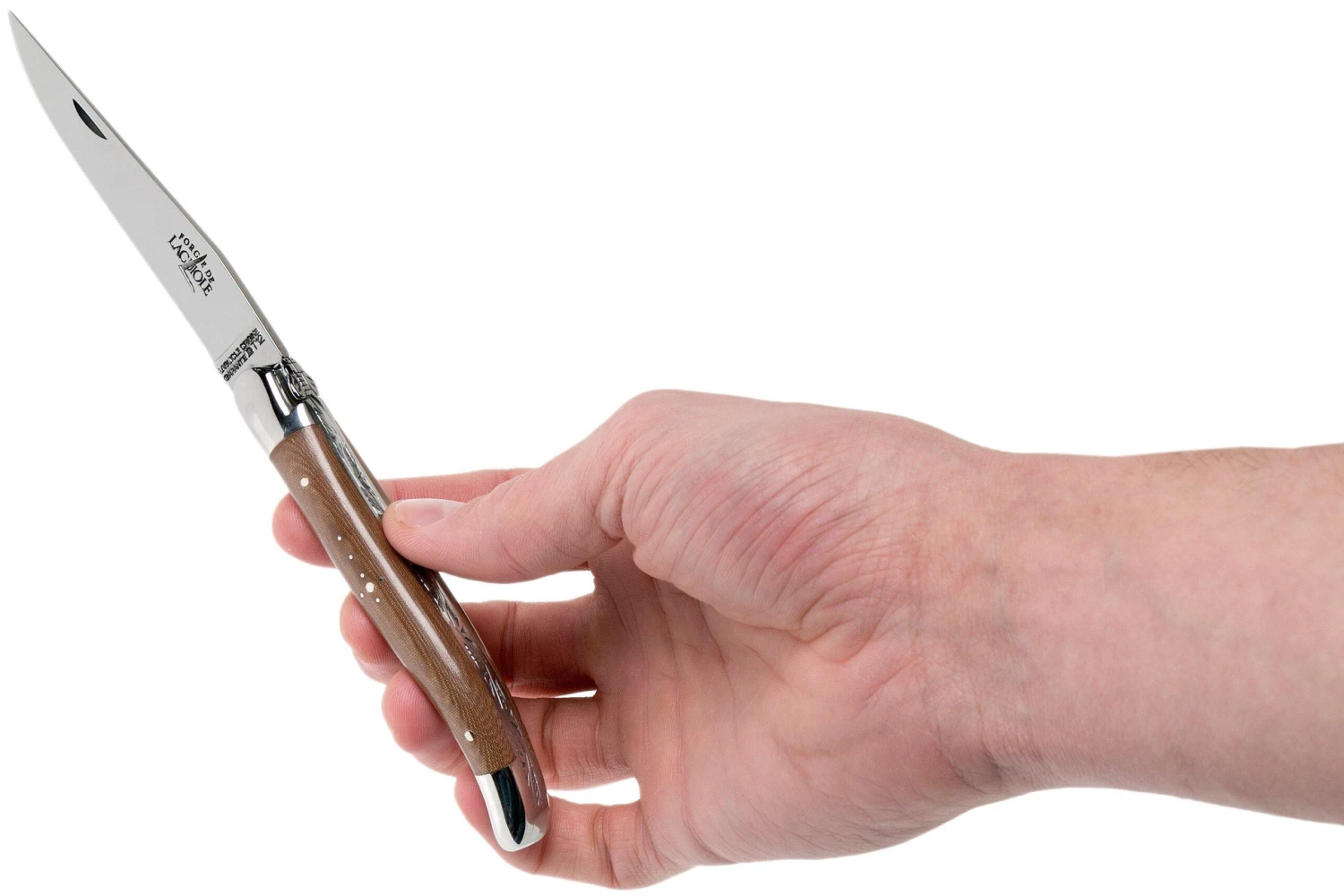 Forge Laguiole 1211INTCCHOB 11cm, Micarta, Navaja Laguiole Marrón Chocolate 7 Forge Laguiole 1211INTCCHOB 11cm, Micarta, Navaja Laguiole Marrón Chocolate - Imagen 7