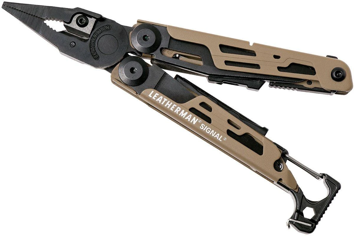 Leatherman Signal Coyote Supervivencia Multiherramienta, Funda De Nailon 1 Leatherman Signal Coyote Supervivencia Multiherramienta, Funda De Nailon