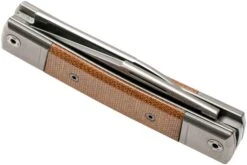 LionSteel BestMan BM13 CVN Natural Canvas Micarta Navaja Slipjoint 9 LionSteel BestMan BM13 CVN Natural Canvas Micarta Navaja Slipjoint -Tienda De Cuchillos LI BM13 CVN 04 lionsteel